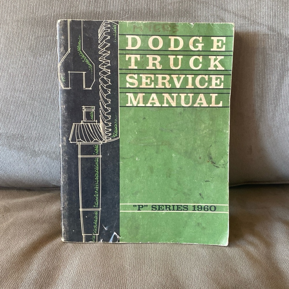 1960 DODGE P SERIES TRUCK FACTORY SERVICE MANUAL SHOP 60 OEM CUMMINS 318 361 413